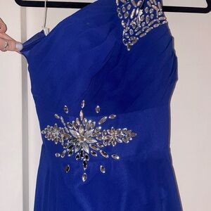 Elegant Blue Evening Dress